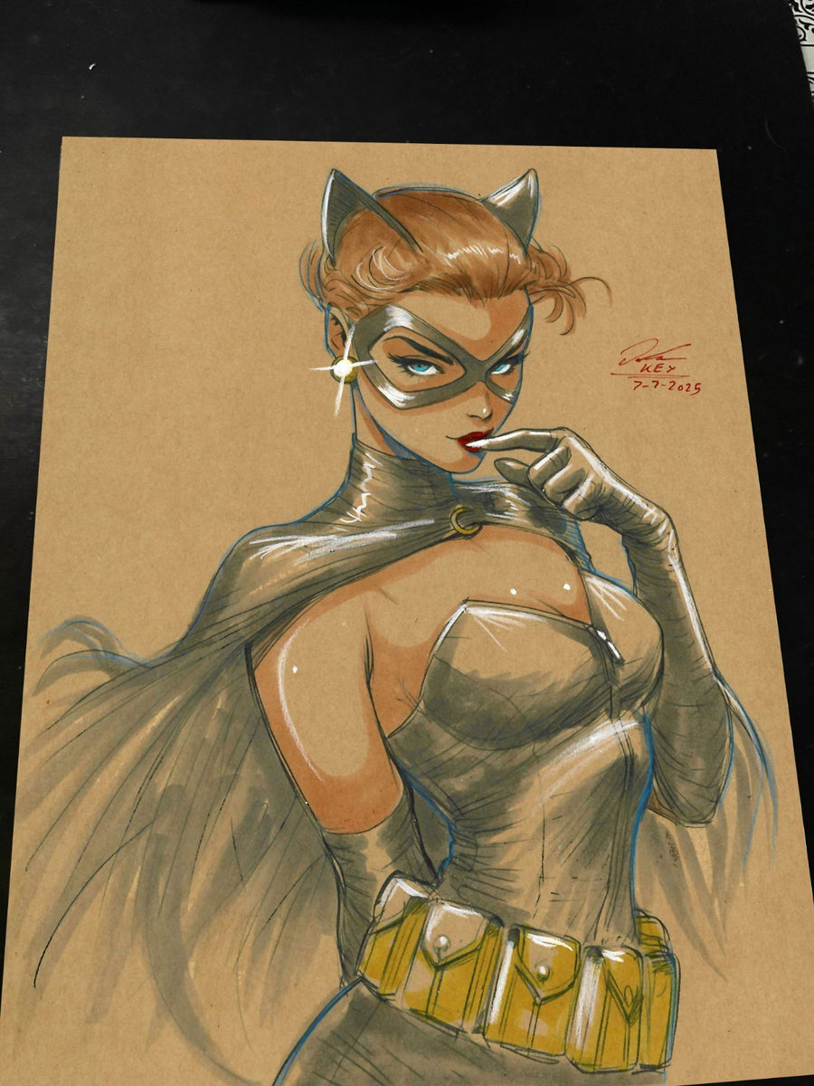 Batgirl Art Print Signed 8.5x11 | Art by Keyeske