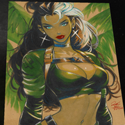 Rogue X-Men Art Print Signed 8.5x11 | Art by Keyeske