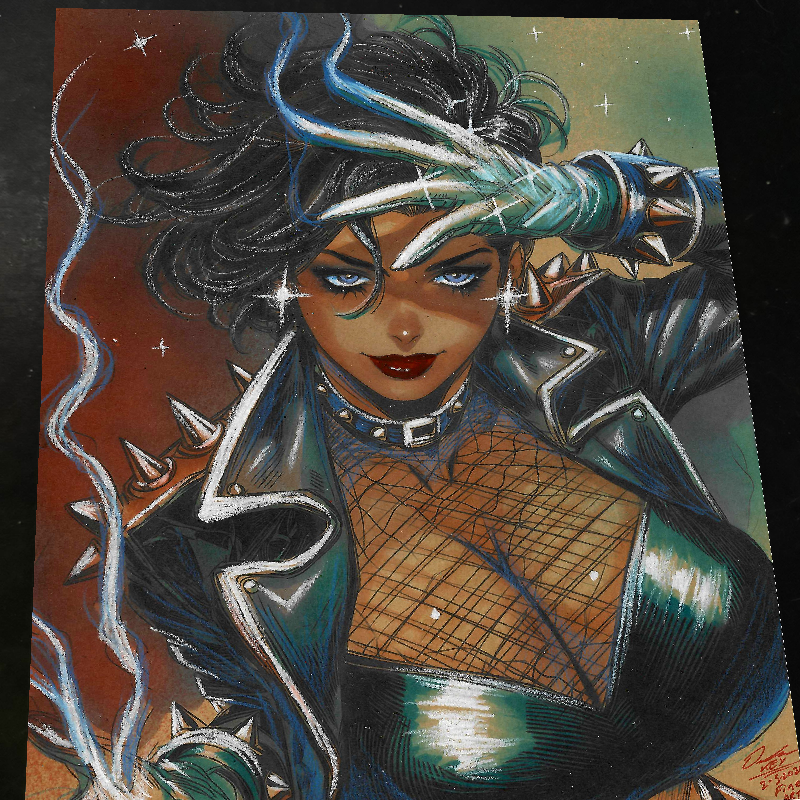 Zatanna Art Print Signed 8.5x11 | Art by Keyeske
