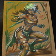 Rogue X-Men Art Print Signed 8.5x11 | Art by Keyeske