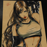 Tifa Lockhart Art Print 8.5x11 Art by Keyeske - Marvel art print by Keyeske