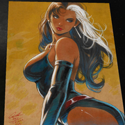 Rogue X-Men Art Print Signed 8.5x11 | Art by Keyeske