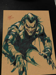 Joker - Marvel art print by Keyeske