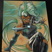 Storm X-Men Art Print Signed 8.5x11 | Art by Keyeske