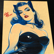 Catwoman - Marvel art print by Keyeske