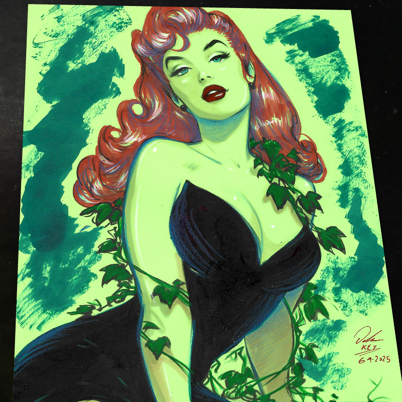 Poison Ivy - Marvel art print by Keyeske