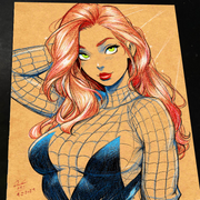 Mary Jane Watson - Marvel art print by Keyeske