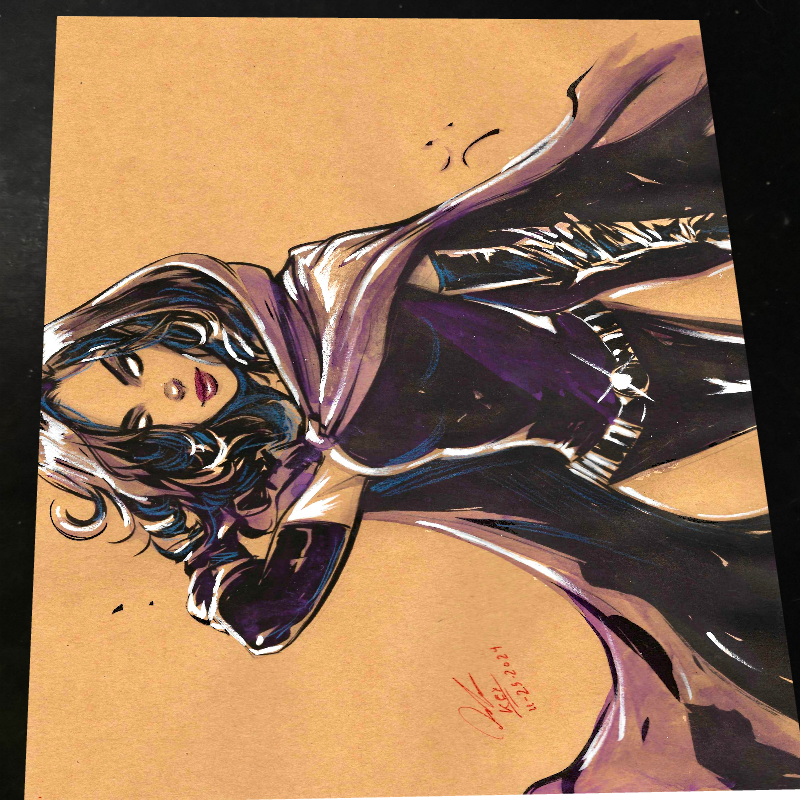 Raven - DC Comics art print by Keyeske
