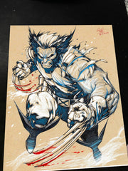 Wolverine X-Men art print by Keyeske