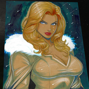 Emma Frost X-Men art print by Keyeske