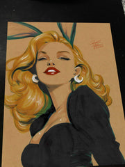 Bunny Girl Original - Marvel art print by Keyeske