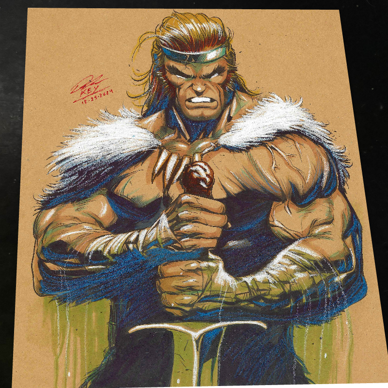 Conan the Barbarian Art Print Signed 8.5x11 | Art by Keyeske