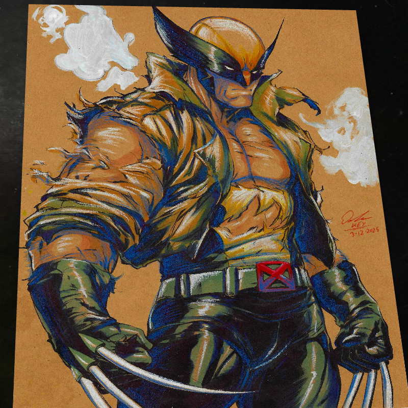 Wolverine X-Men art print by Keyeske