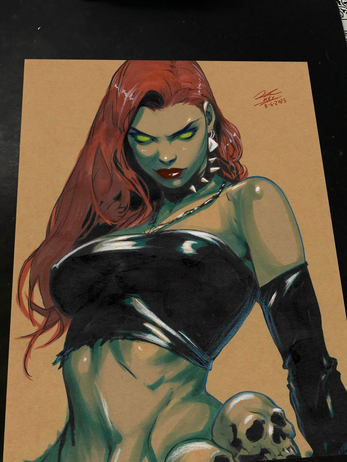 Mystique X-Men Art Print Signed 8.5x11 | Art by Keyeske