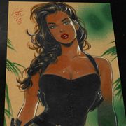 Lara Croft Art Print 8.5x11 Art by Keyeske - Marvel art print by Keyeske