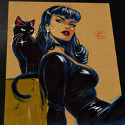 Catwoman - Marvel art print by Keyeske