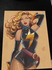 Ms. Marvel art print by Keyeske