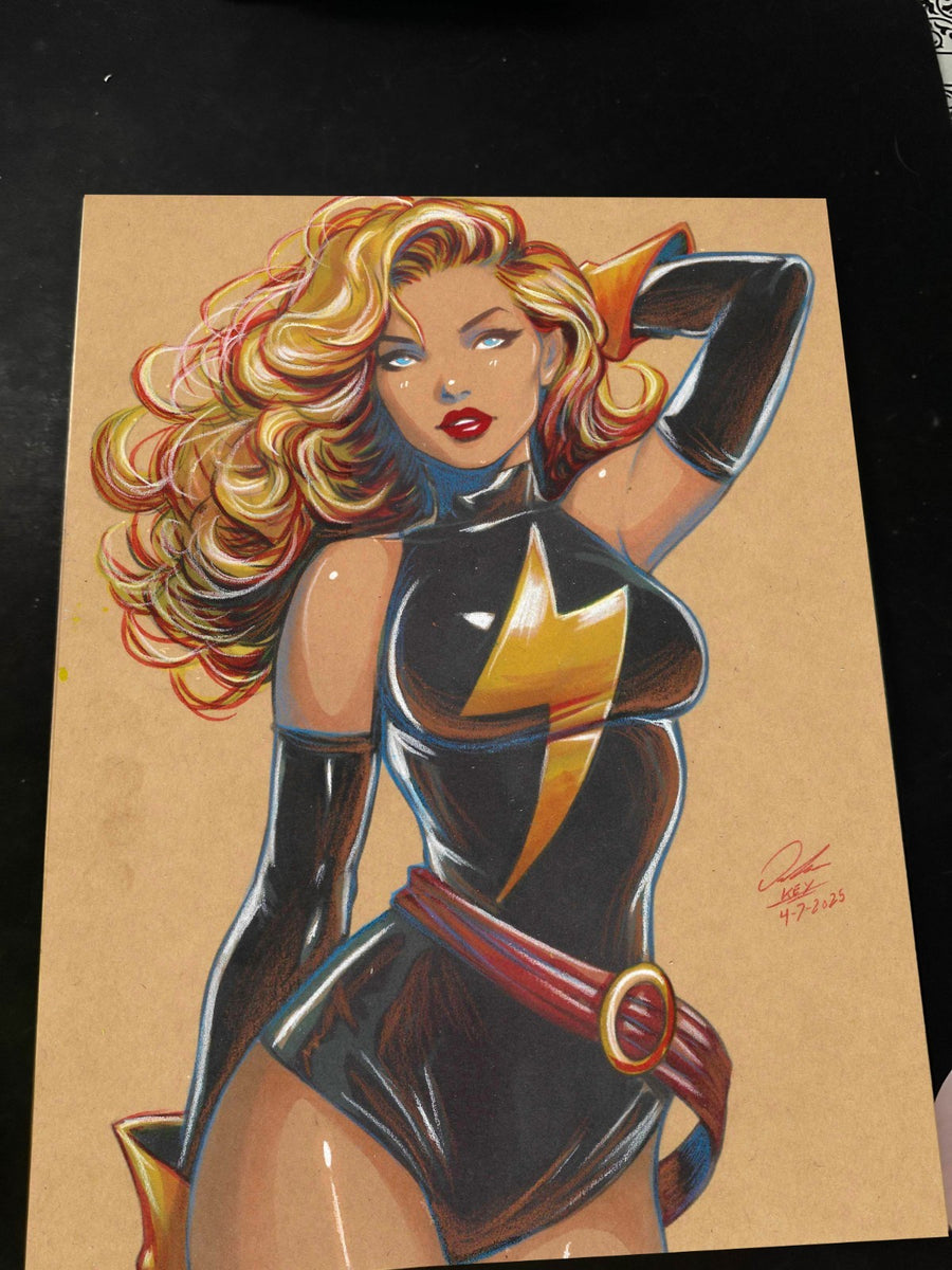 Ms. Marvel Art Print Signed 8.5x11 | Art by Keyeske