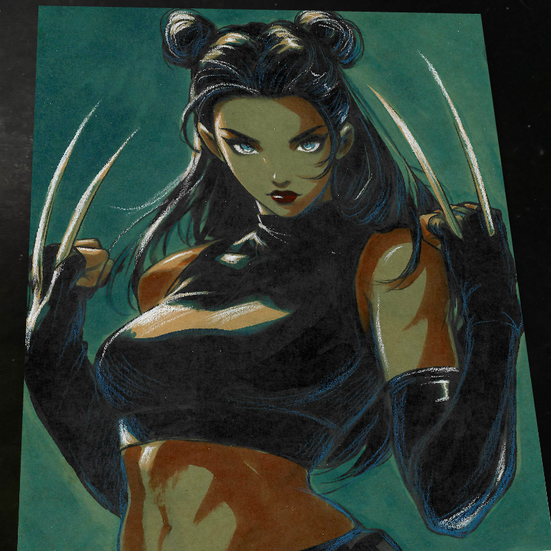X-23 X-Men Art Print Signed 8.5x11 | Art by Keyeske