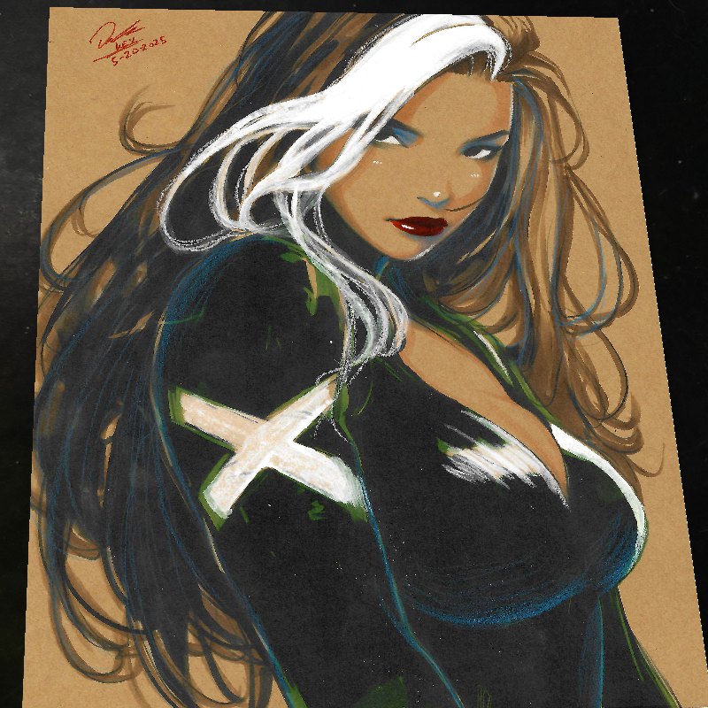 Rogue X-Men Art Print Signed 8.5x11 | Art by Keyeske