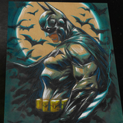 Batman - Marvel art print by Keyeske