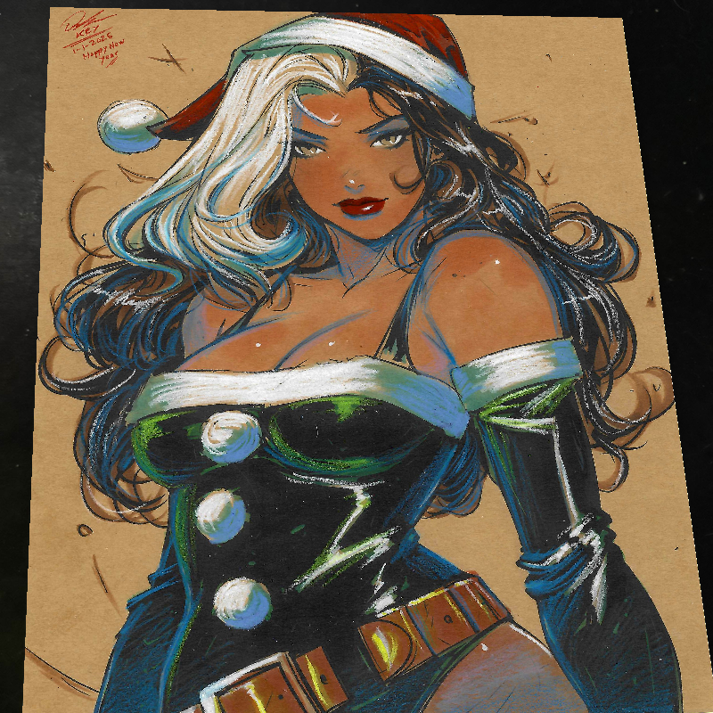 Rogue X-Men Art Print Signed 8.5x11 | Art by Keyeske