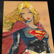 Superwoman art print by Keyeske