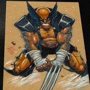 Wolverine X-Men Art Print Signed 8.5x11 | Art by Keyeske