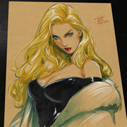 Emma Frost X-Men art print by Keyeske