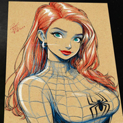 Mary Jane Watson - Marvel art print by Keyeske