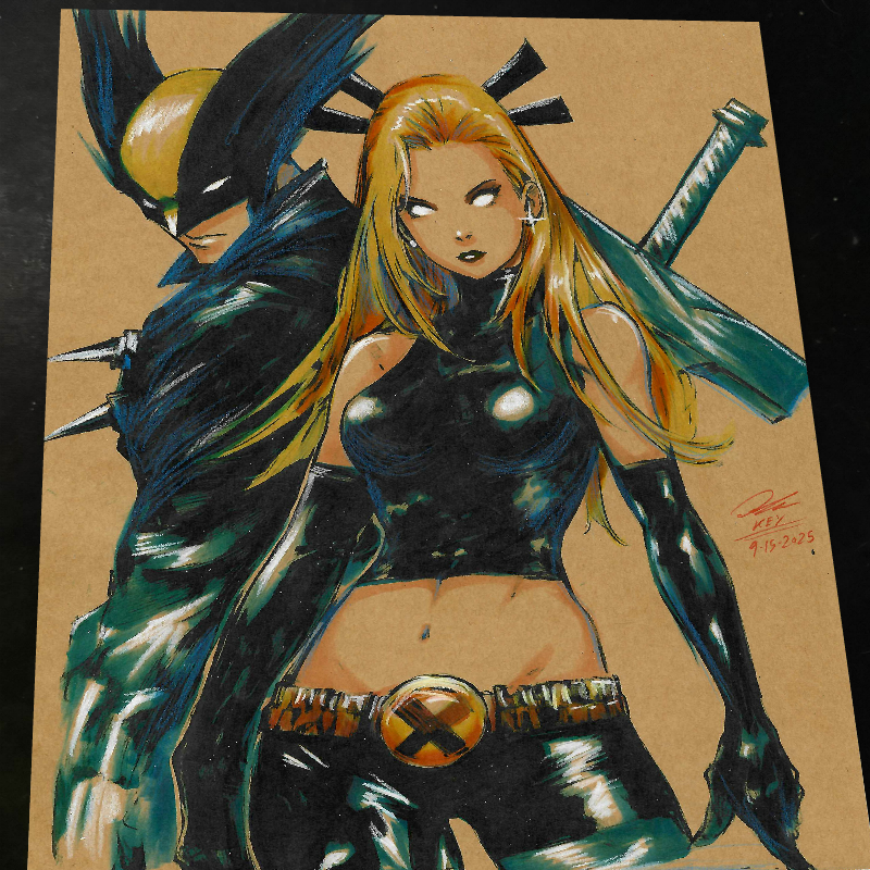 Magik X-Men Art Print Signed 8.5x11 | Art by Keyeske