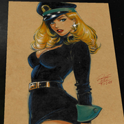 Lady Blackhawk Art Print Signed 8.5x11 | Art by Keyeske
