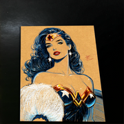 Wonder Woman art print by Keyeske