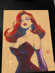 Jessica Rabbit art print by Keyeske