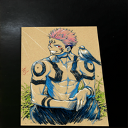 Sukuna Jujutsu Kaisen - Marvel art print by Keyeske