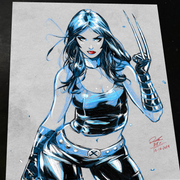 X-23 X-Men Art Print Signed 8.5x11 | Art by Keyeske