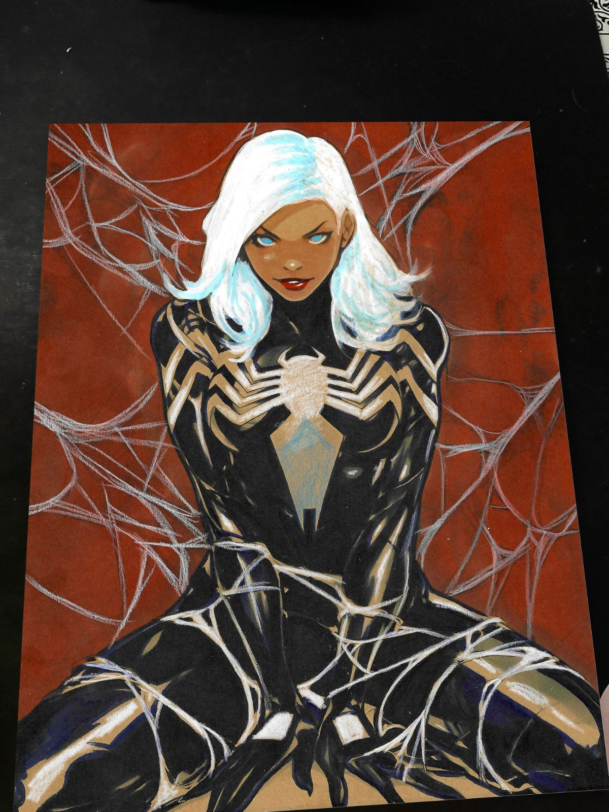 OC Girl Venom Art Print Signed 8.5x11 | Art by Keyeske