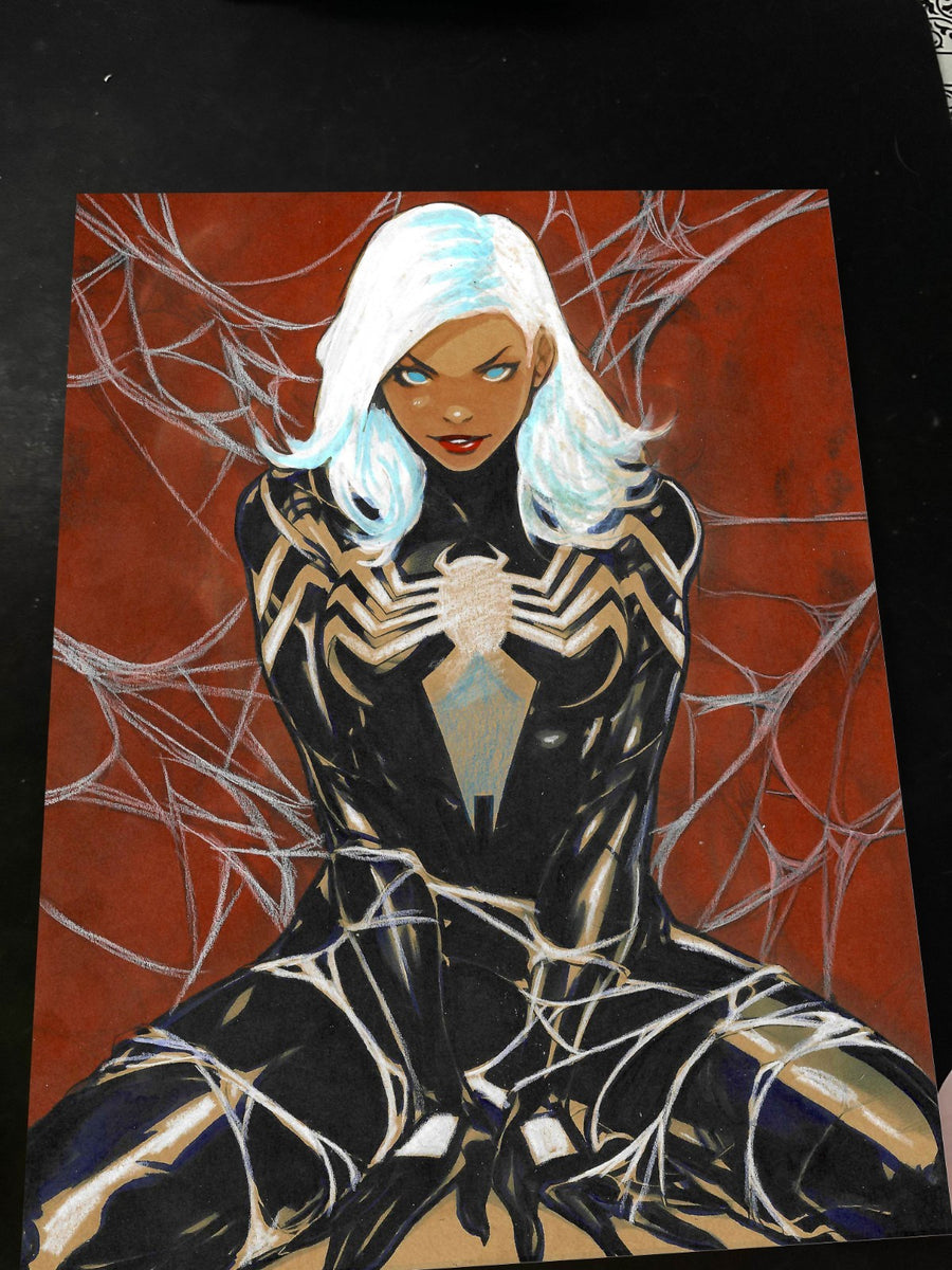 OC Girl Venom Art Print Signed 8.5x11 | Art by Keyeske