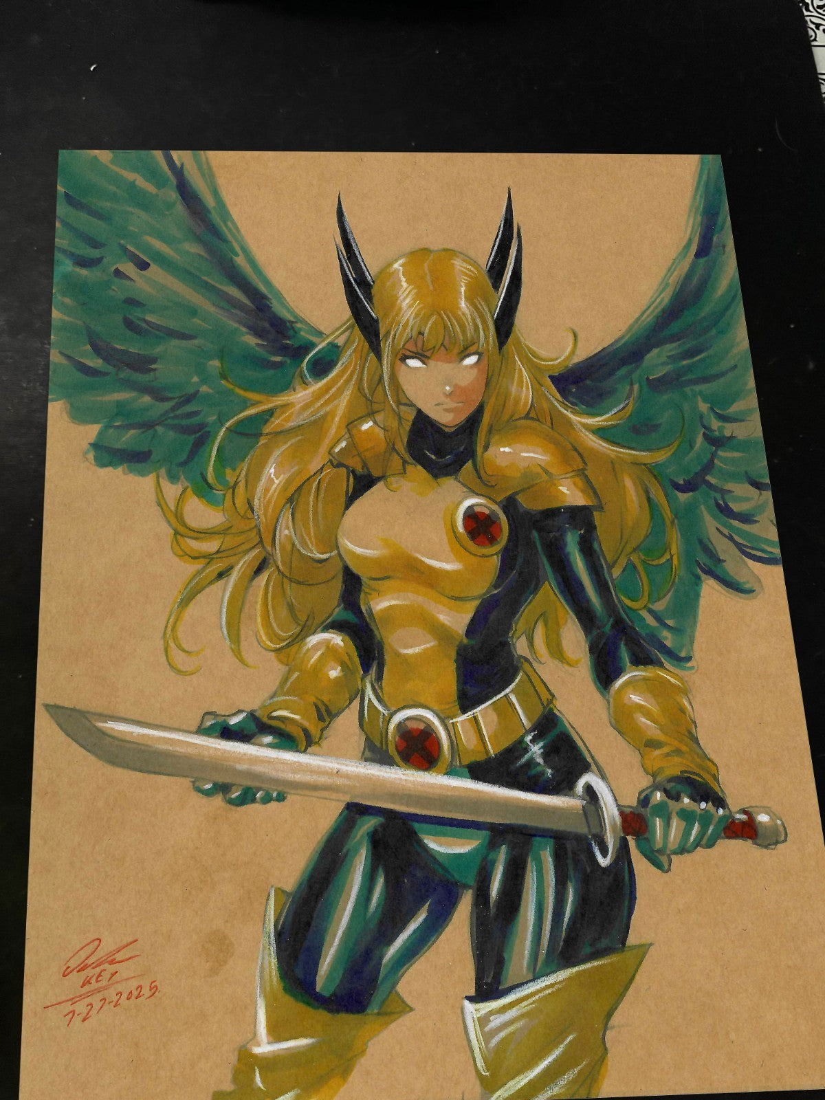 Magik X-Men Art Print Signed 8.5x11 | Art by Keyeske