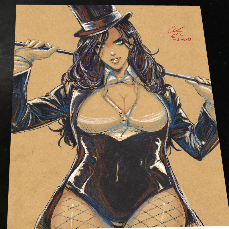 Zatanna - Marvel art print by Keyeske