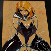 Gwen Stacy - Marvel art print by Keyeske