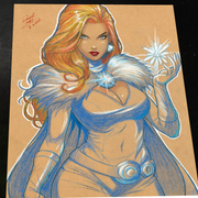 Emma Frost X-Men art print by Keyeske