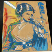 Princess Leia - Marvel art print by Keyeske