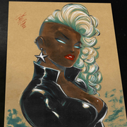 Storm X-Men Art Print Signed 8.5x11 | Art by Keyeske