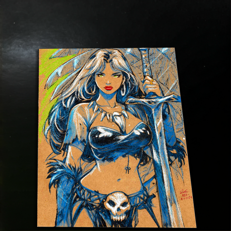 Shanna the She-Devil - Marvel art print by Keyeske