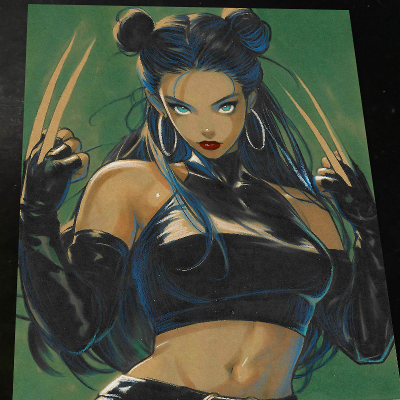 X-23 X-Men Art Print Signed 8.5x11 | Art by Keyeske