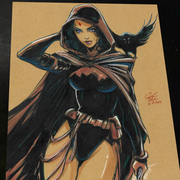 Raven - DC Comics art print by Keyeske