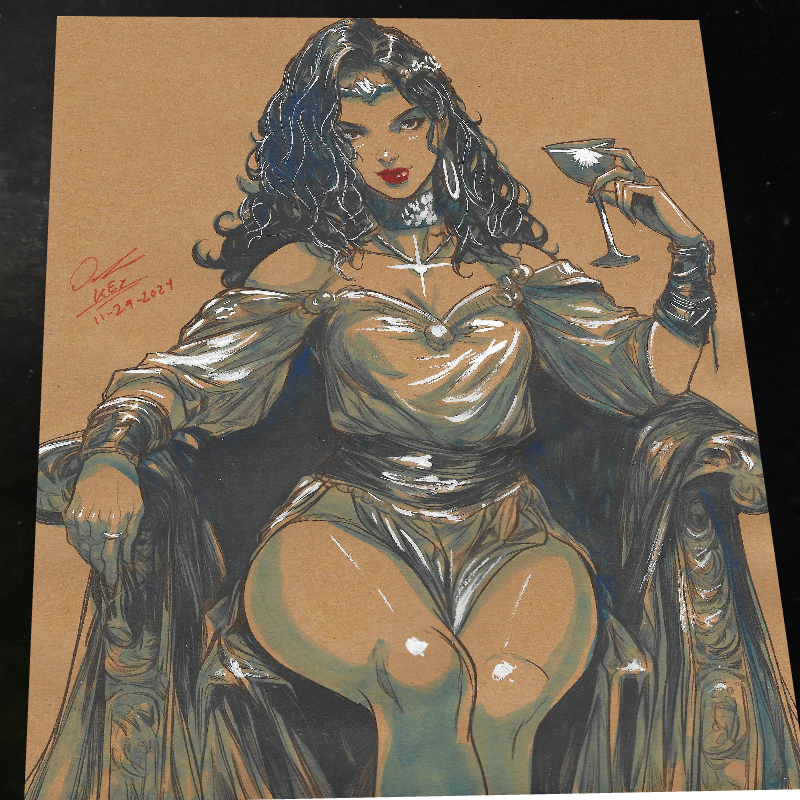 Dejah Thoris - Marvel art print by Keyeske