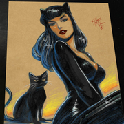 Catwoman - Marvel art print by Keyeske