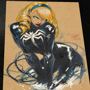 Gwen Stacy x Venom Art Print Signed 8.5x11 | Art by Keyeske